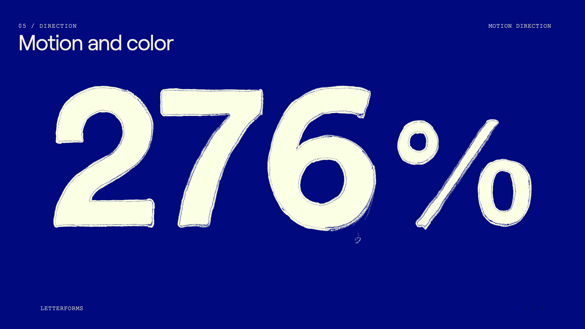 Slide 14. More type animation: pace